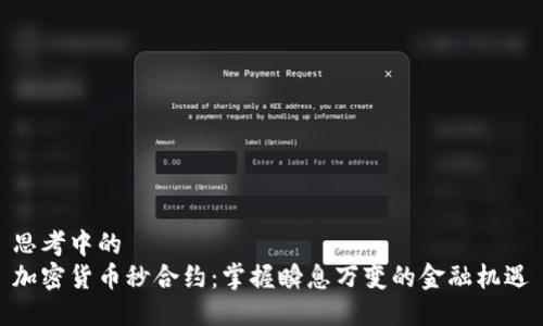 思考中的
加密货币秒合约：掌握瞬息万变的金融机遇