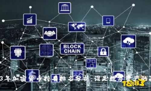 2023年加密货币持有排名分析：谁是数字资产的赢家？